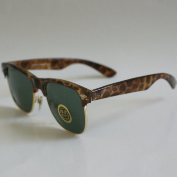 TruVintage NWT Combo frame clubman/soho style w/ G-15 Glass lens sunglasses